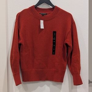 NWT Banana Republic Orange Crewneck Sweater